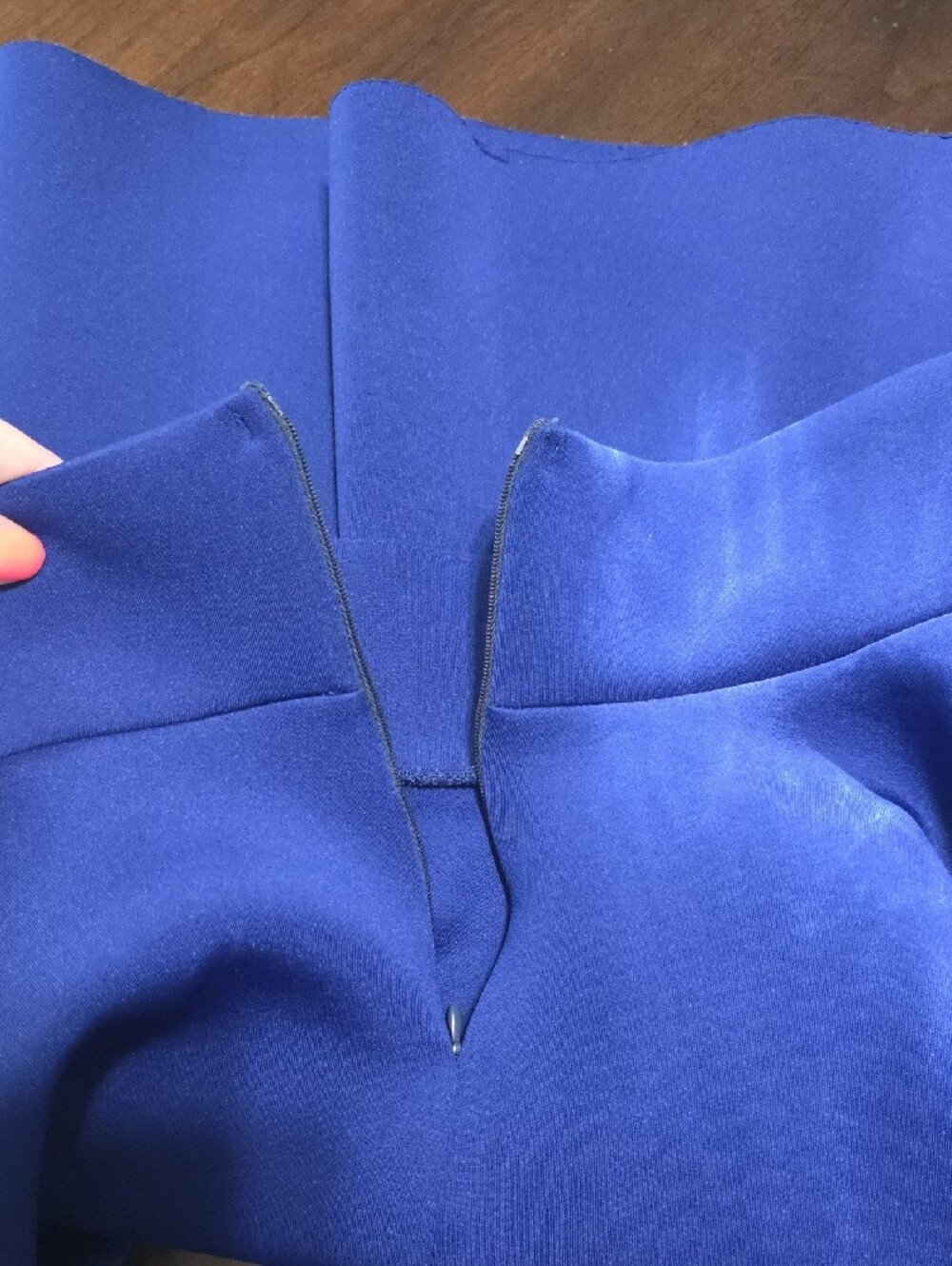The Vintage Shop Royal Blue Circle Skirt - Picture 3 of 7